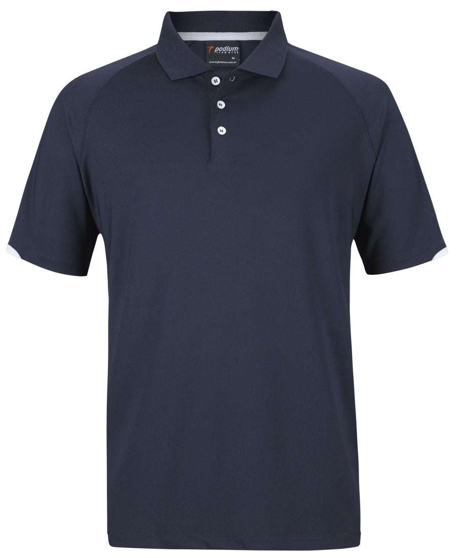 7STC Podium Contrast Stretch Polo