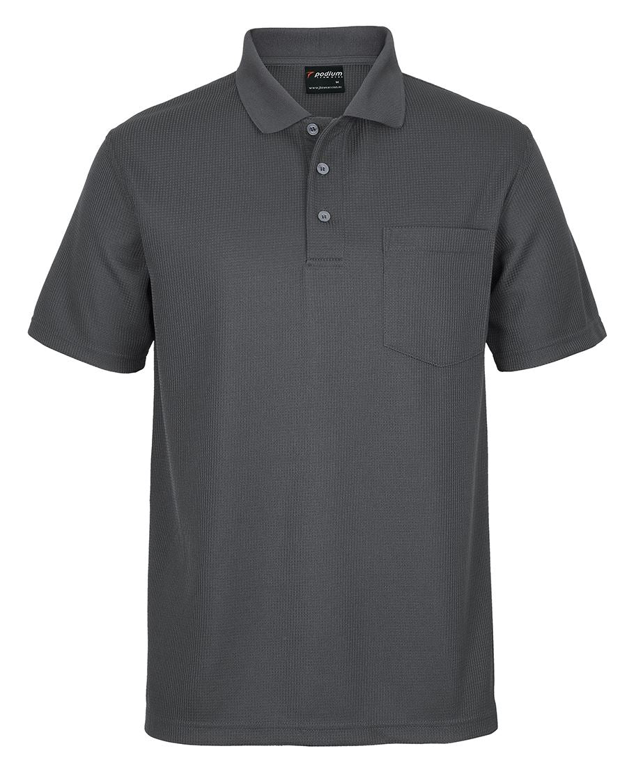 7WPP Podium Waffle Pocket Polo