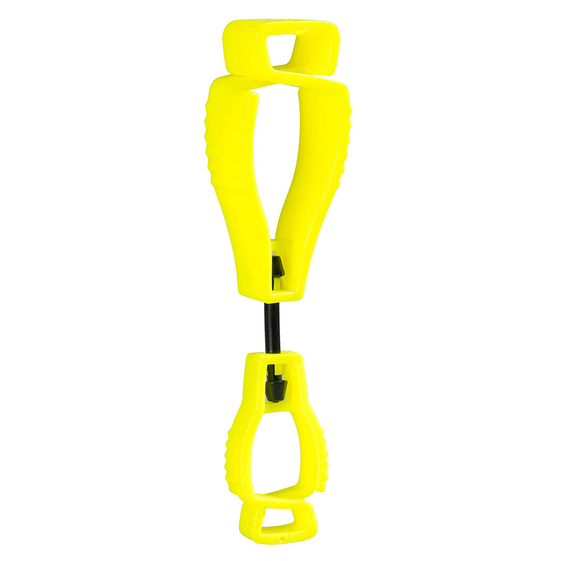 A002 - Metal Free Glove Clip in Yellow