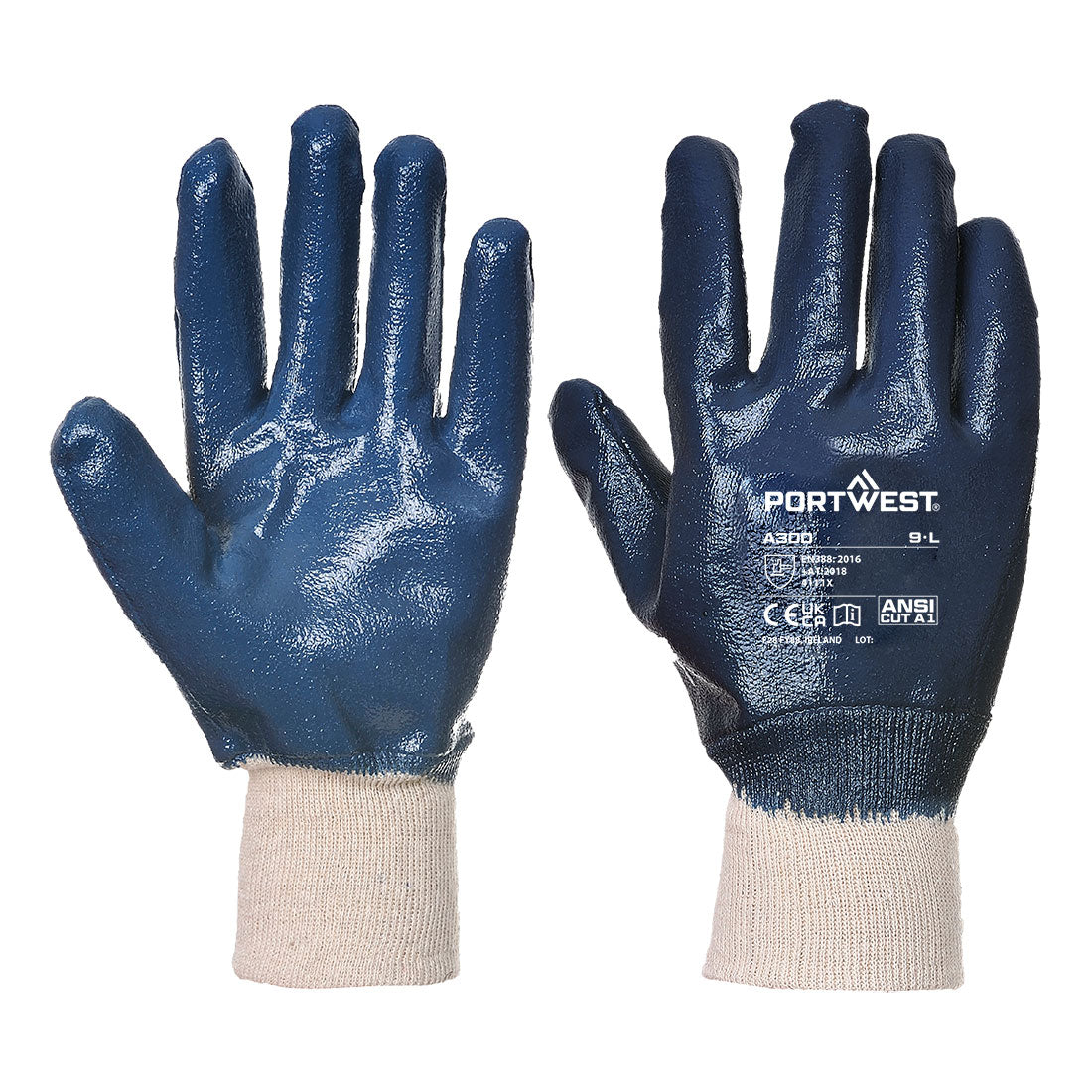A300 - Nitrile Knitwrist in Navy