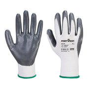 A310 - Flexo Grip Nitrile Glove in Grey/White