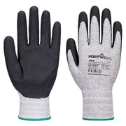 A312 - Grip 13 Nitrile Diamond Knit Glove (Pk12) in Grey/Black