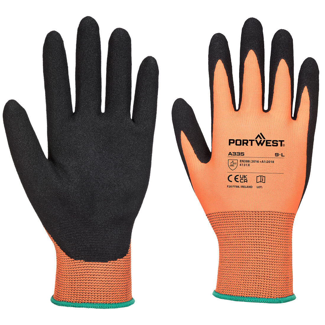 A335 - Dermi-Grip NPR15 Nitrile Sandy Glove