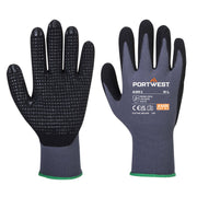 A351 - DermiFlex Plus Glove in Grey/Black