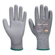 A622 - MR Cut PU Palm Glove in Grey