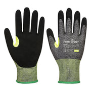 A650 - CS Cut E15 Nitrile Glove in Grey/Black