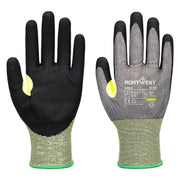 A652 - CS Cut E21 Nitrile Glove in Grey/Black