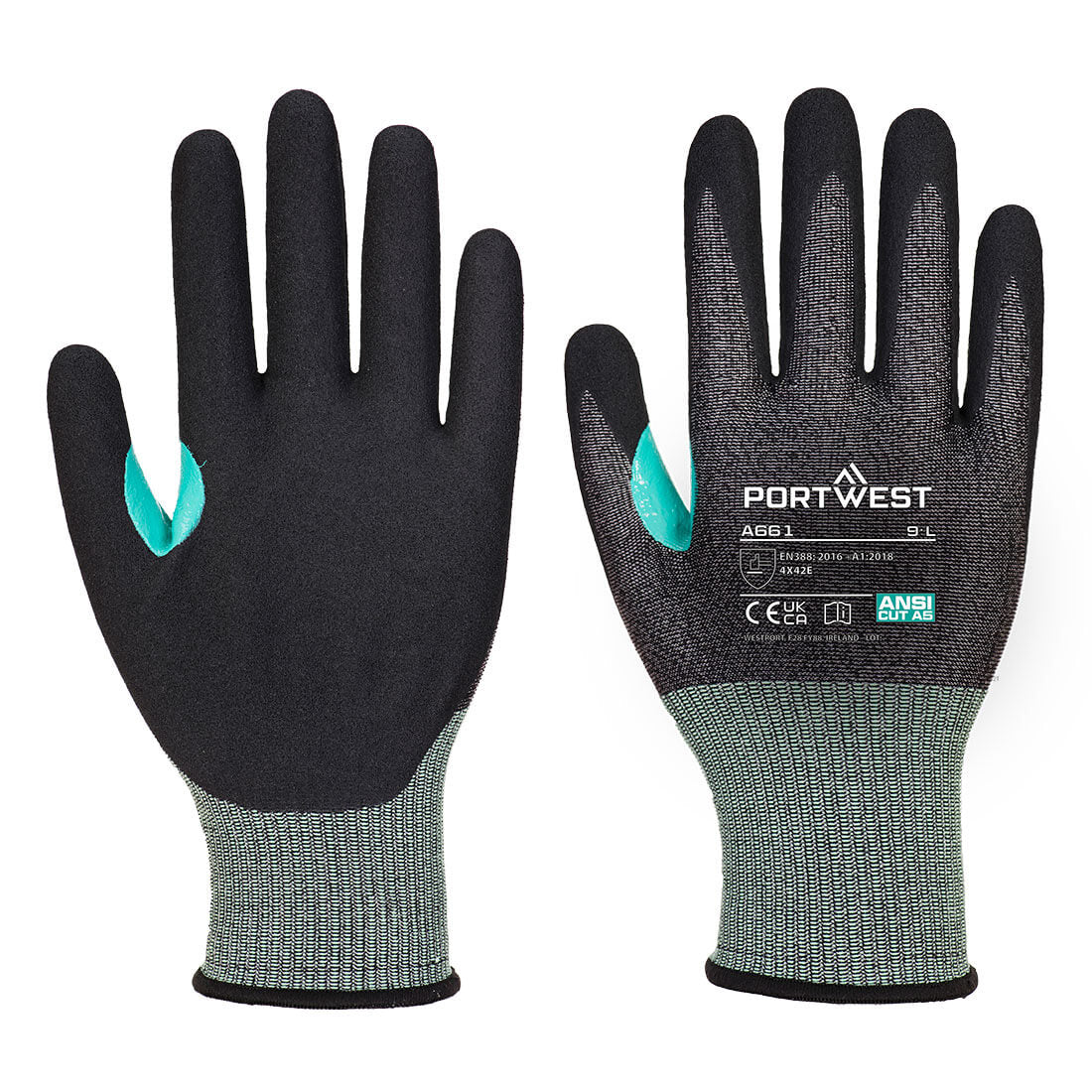 A661 - CS Cut E18 Nitrile Glove in Black