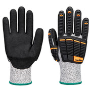 A718 - Impact C13 Nitrile Foam Glove in Grey/Black