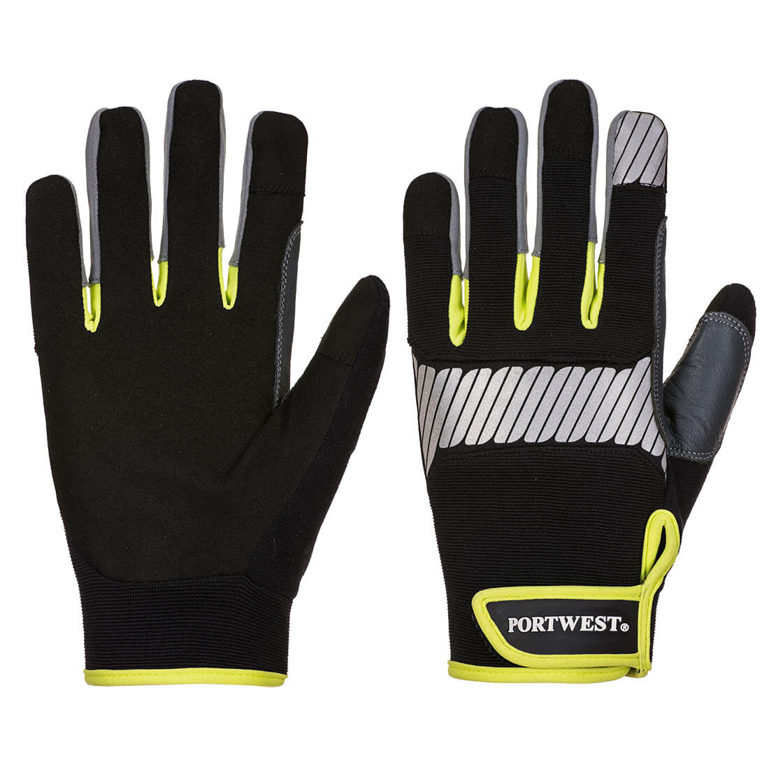A770 - PW3 General Utility Glove in Black/Yellow