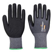 AP12 - SG Grip 15 Eco Nitrile Glove (Pk12) in Grey/Black