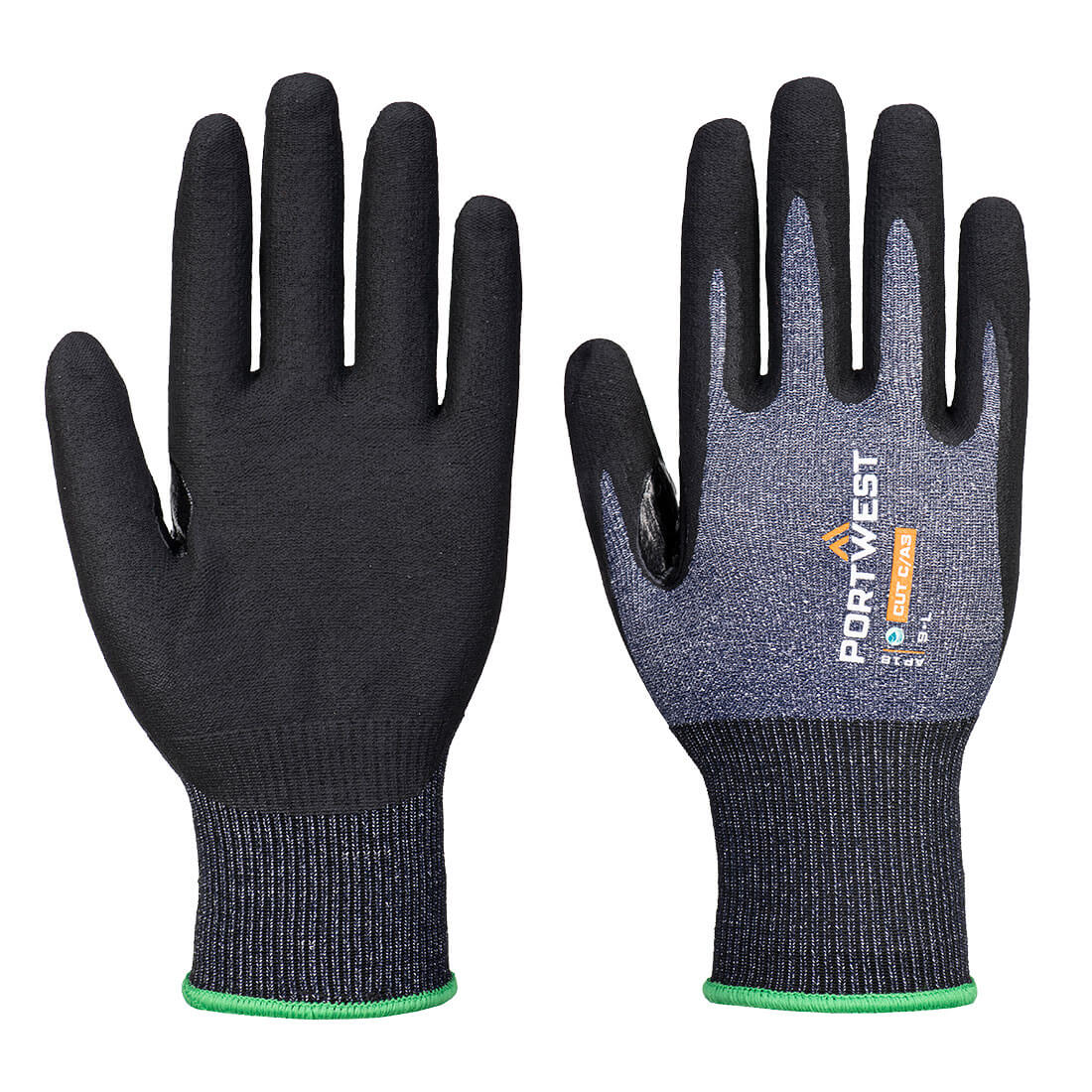 AP18 - SG Cut C15 Eco Nitrile Glove (Pk12) in Blue/Black