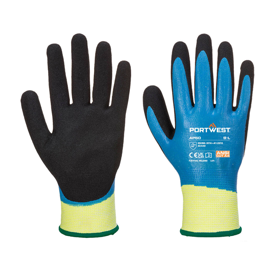 AP50 - Aqua Cut Pro Glove in Blue/Black
