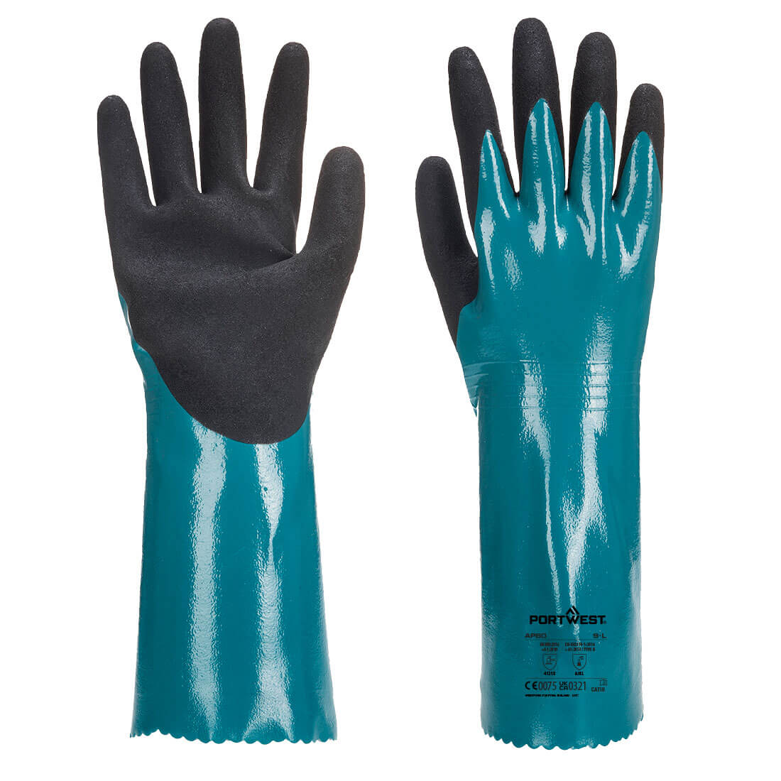 AP60 - Sandy Grip Lite Gauntlet in Blue/Black