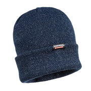 B026 - Insulated Reflective Knit Beanie in Navy