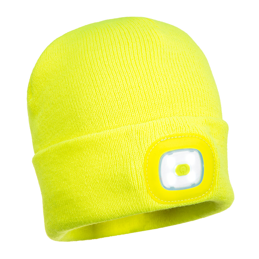 B027 - Junior Beanie LED Head Light in Yellow