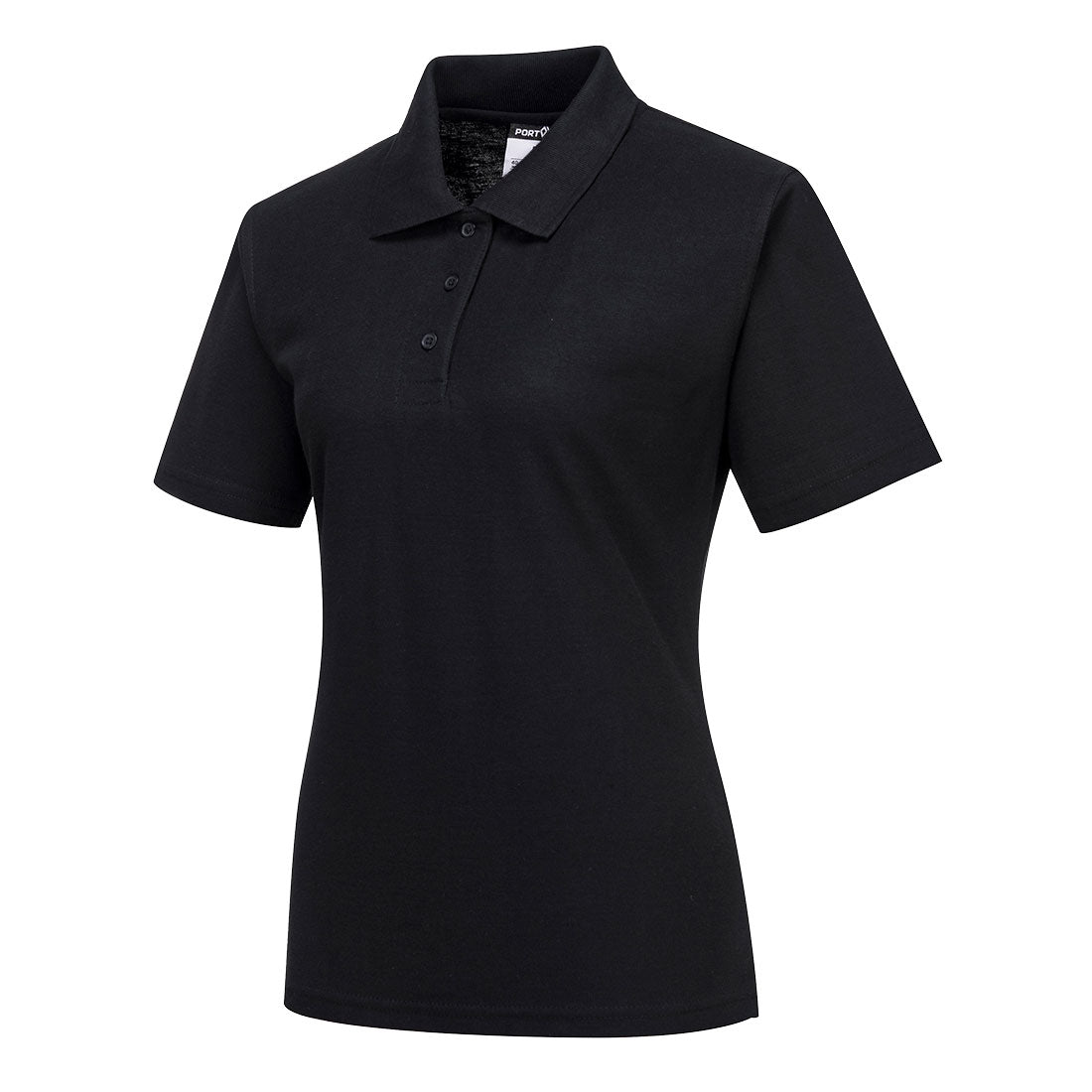 B209 - Naples Women's Polo Shirt S/S in Black
