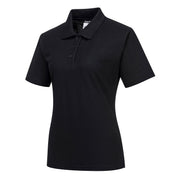 B209 - Naples Women's Polo Shirt S/S in Black