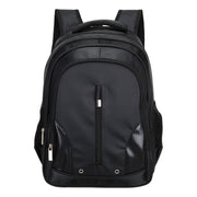 B916 - Triple Pocket Backpack in Black