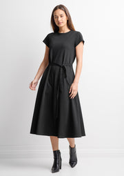 BBS2605L Womens Grace T-Shirt Midi Dress - Black