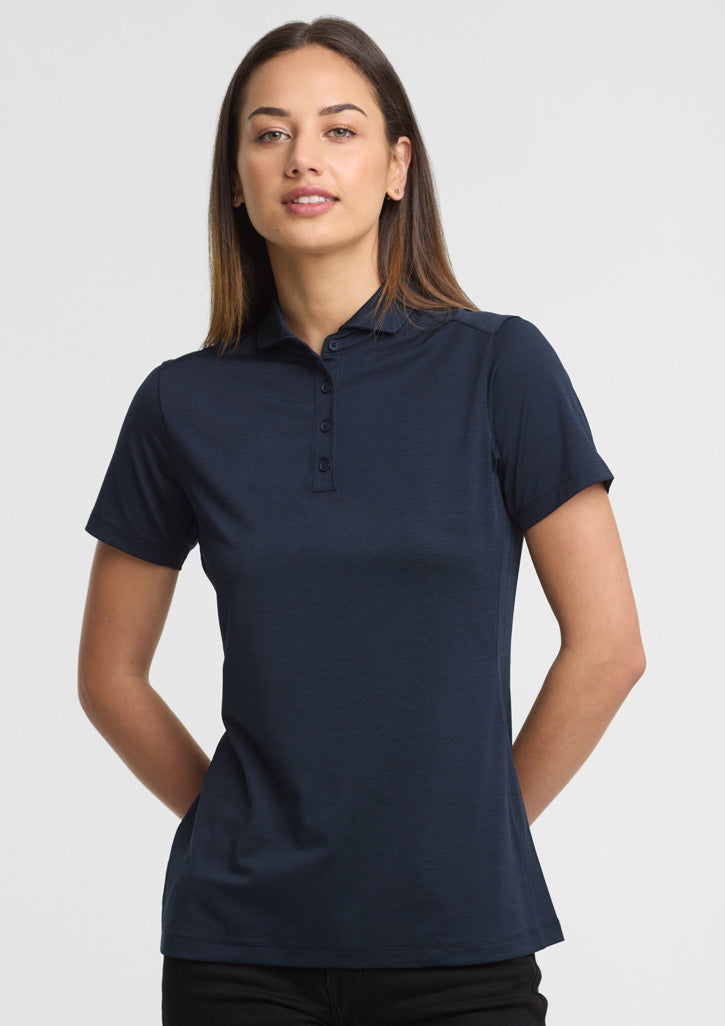 BP2610LS Womens Phoenix Short Sleeve Polo - Navy