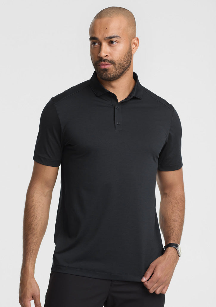 BP2610MS Mens Phoenix Short Sleeve Polo - Black