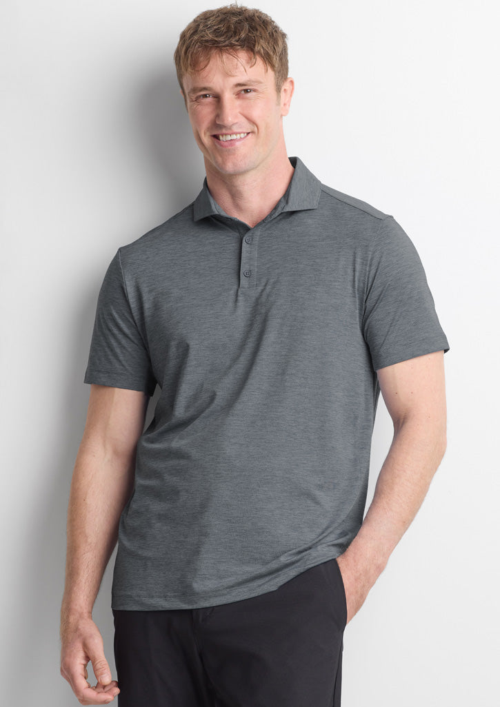 BP2610MS Mens Phoenix Short Sleeve Polo - Charcoal Marle