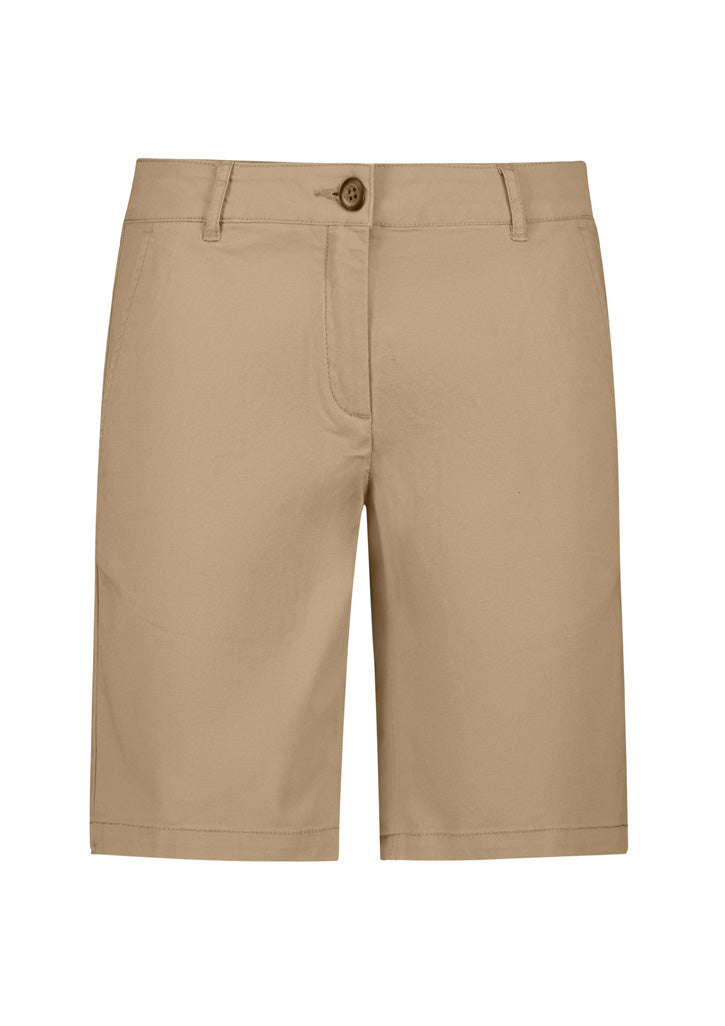 BS021L Womens Lawson Chino Short - Dark Stone