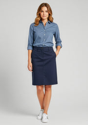 BS022L Womens Lawson Skirt - Navy