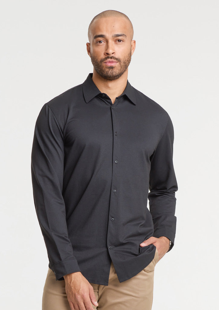 BS2619ML Mens Venture Long Sleeve Shirt - Black
