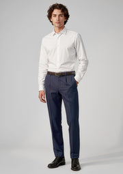 BS29110 Mens Classic Pleat Pant - Navy