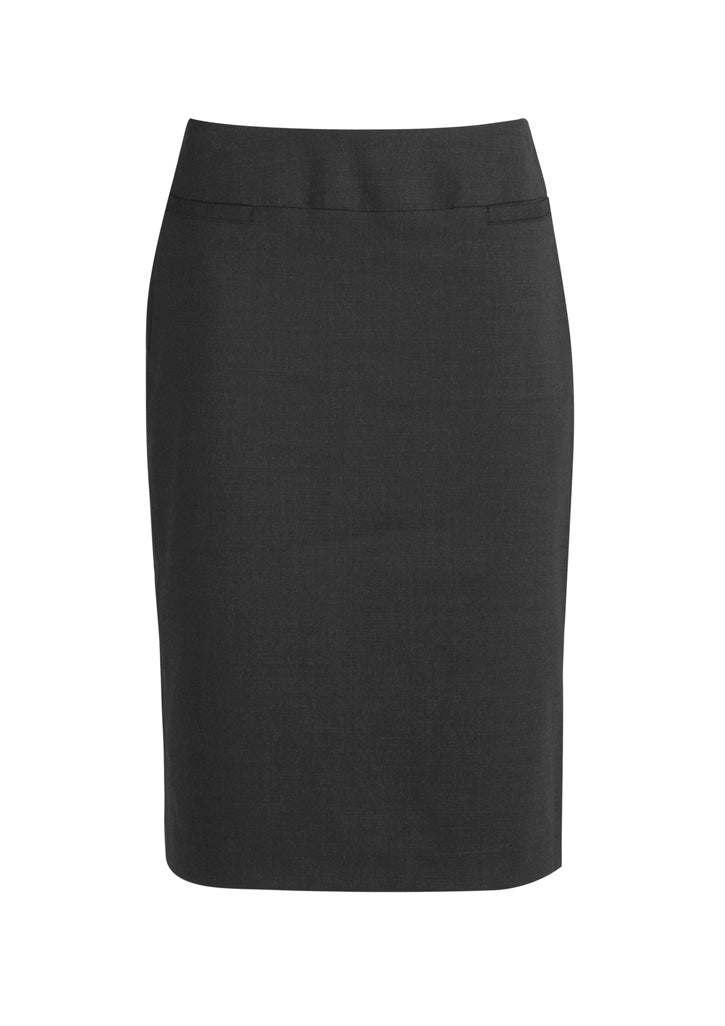 BS29323 Womens Classic Below Knee Skirt - Charcoal Marle