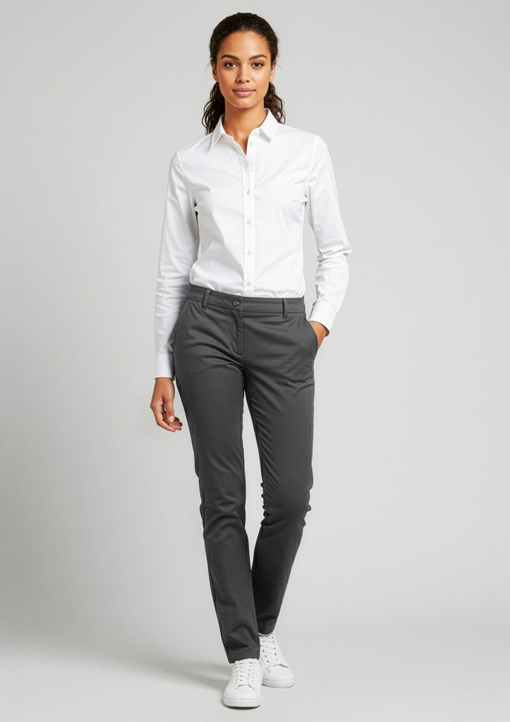 BS724L Womens Lawson Chino Pant - Grey