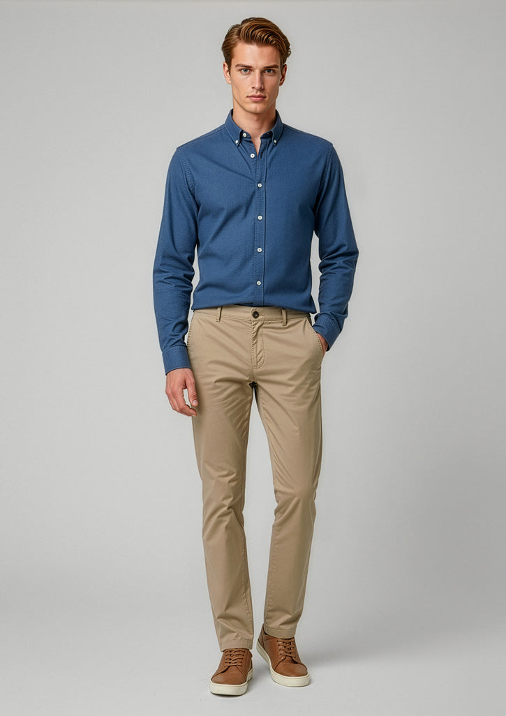 BS724M Mens Lawson Chino Pant - Dark Stone