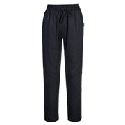 C076 - Chef's Cotton MeshAir Pro Stretch Pants in Black