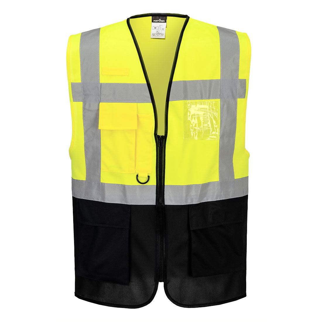 C476 - Warsaw Executive Vest in Yellow/Navy