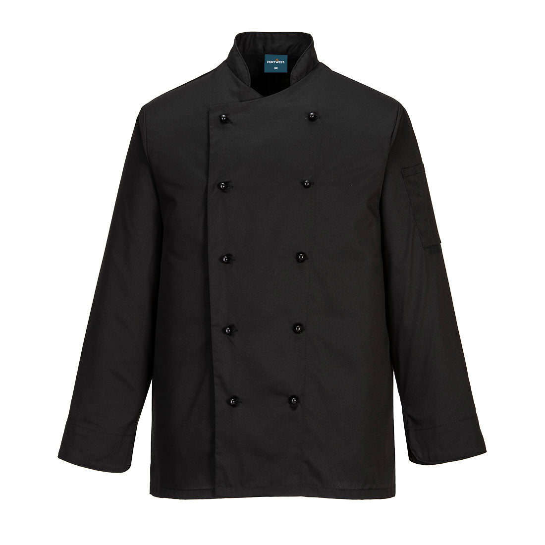 C834 - Chef's Somerset Jacket L/S in Black