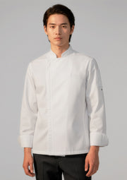 CH330ML Mens Alfresco Long Sleeve Chef Jacket - White