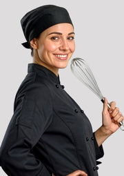 CH331 Twist Chef Bandana - Black