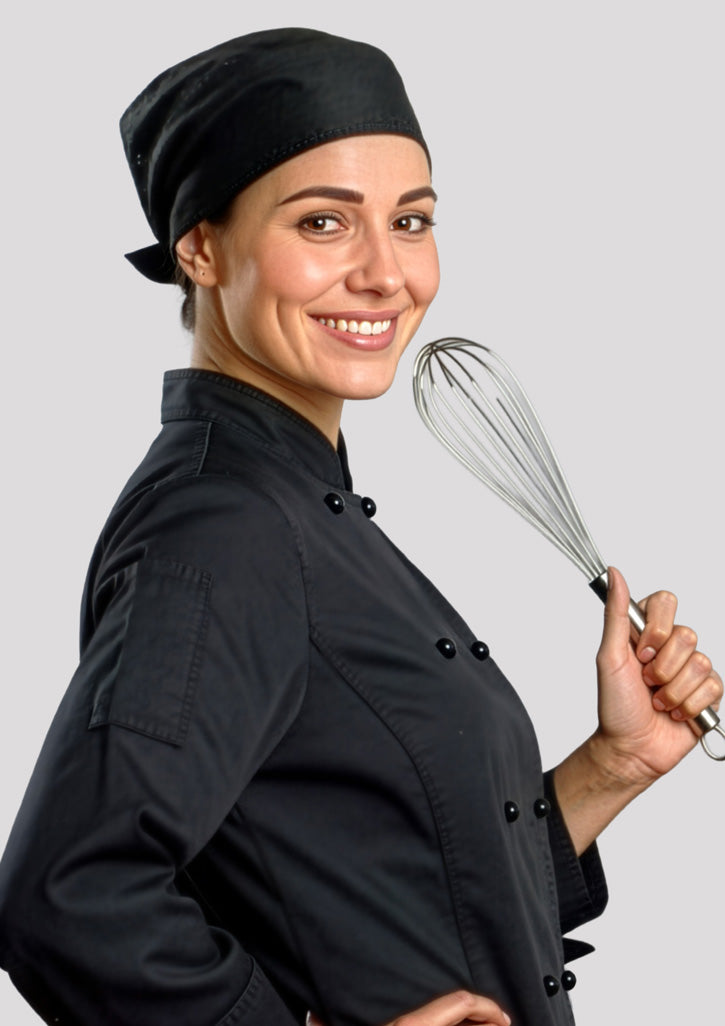 CH331 Twist Chef Bandana - Black