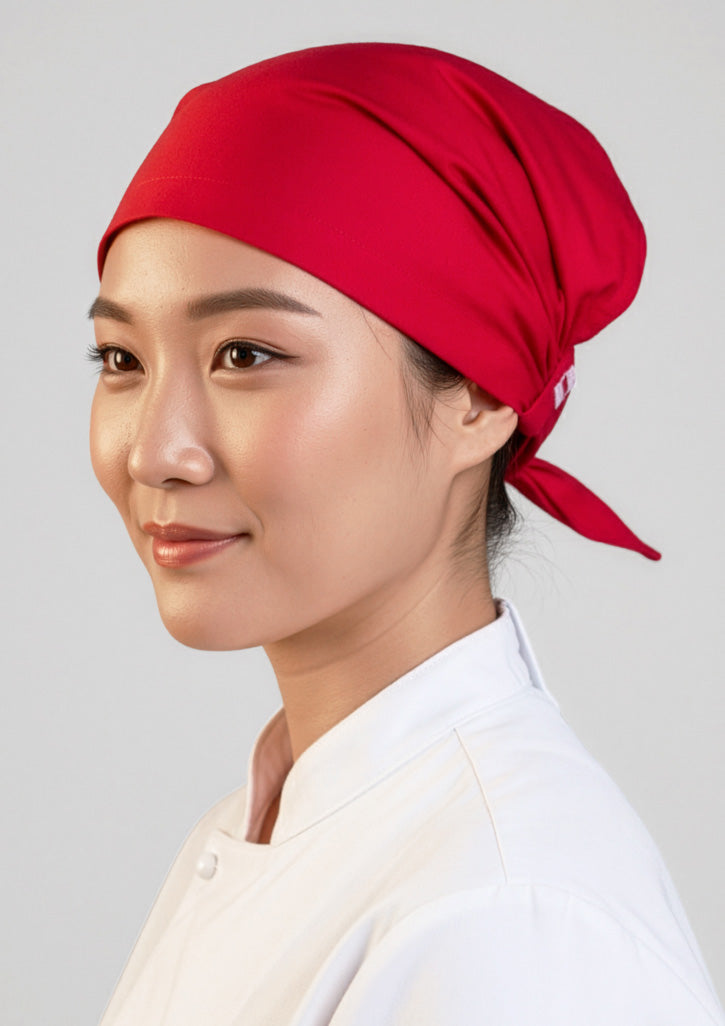 CH331 Twist Chef Bandana - Red