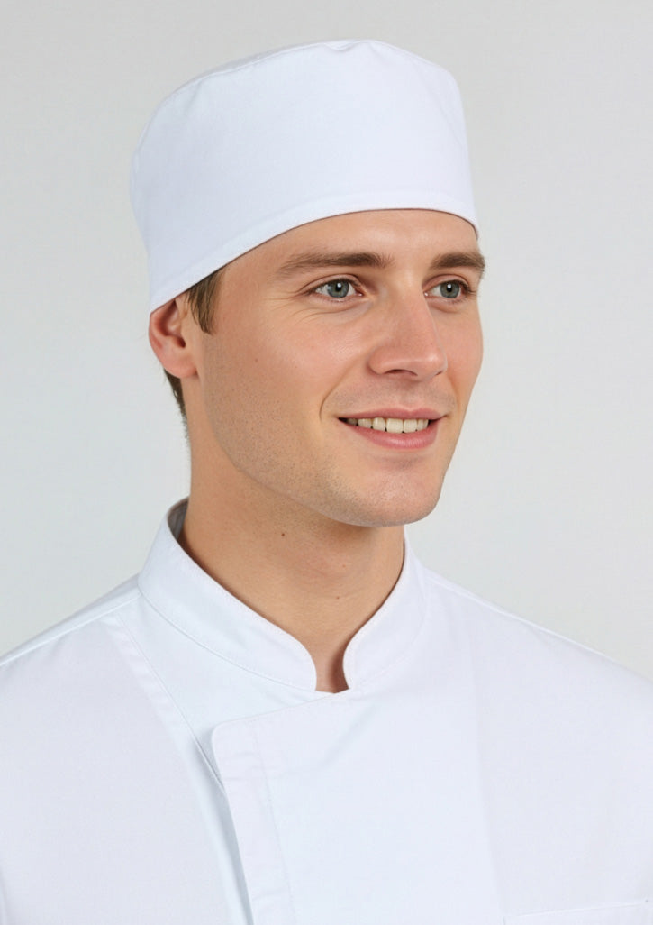 CH333 Mesh Flat Top Hat - White