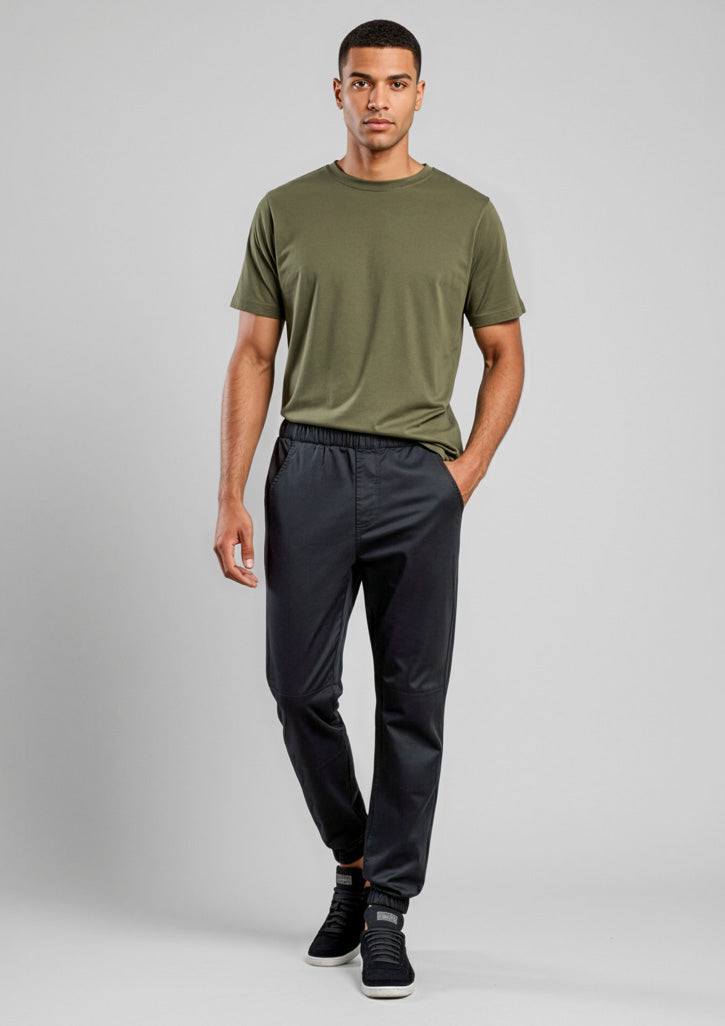 CH433M Mens Cajun Chef Jogger Pant - Black