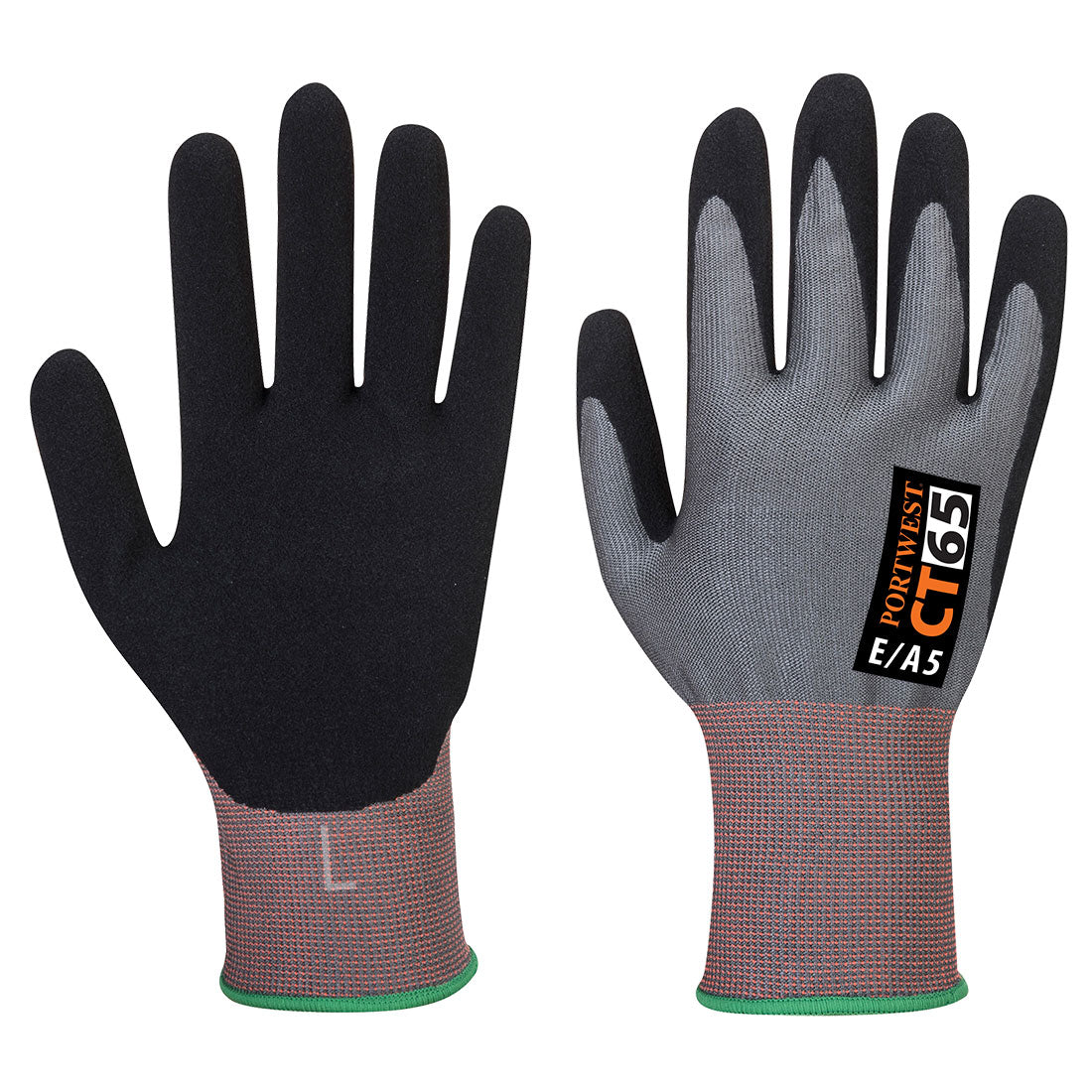 CT65 - CT Cut E15 Nitrile Glove in Grey/Black