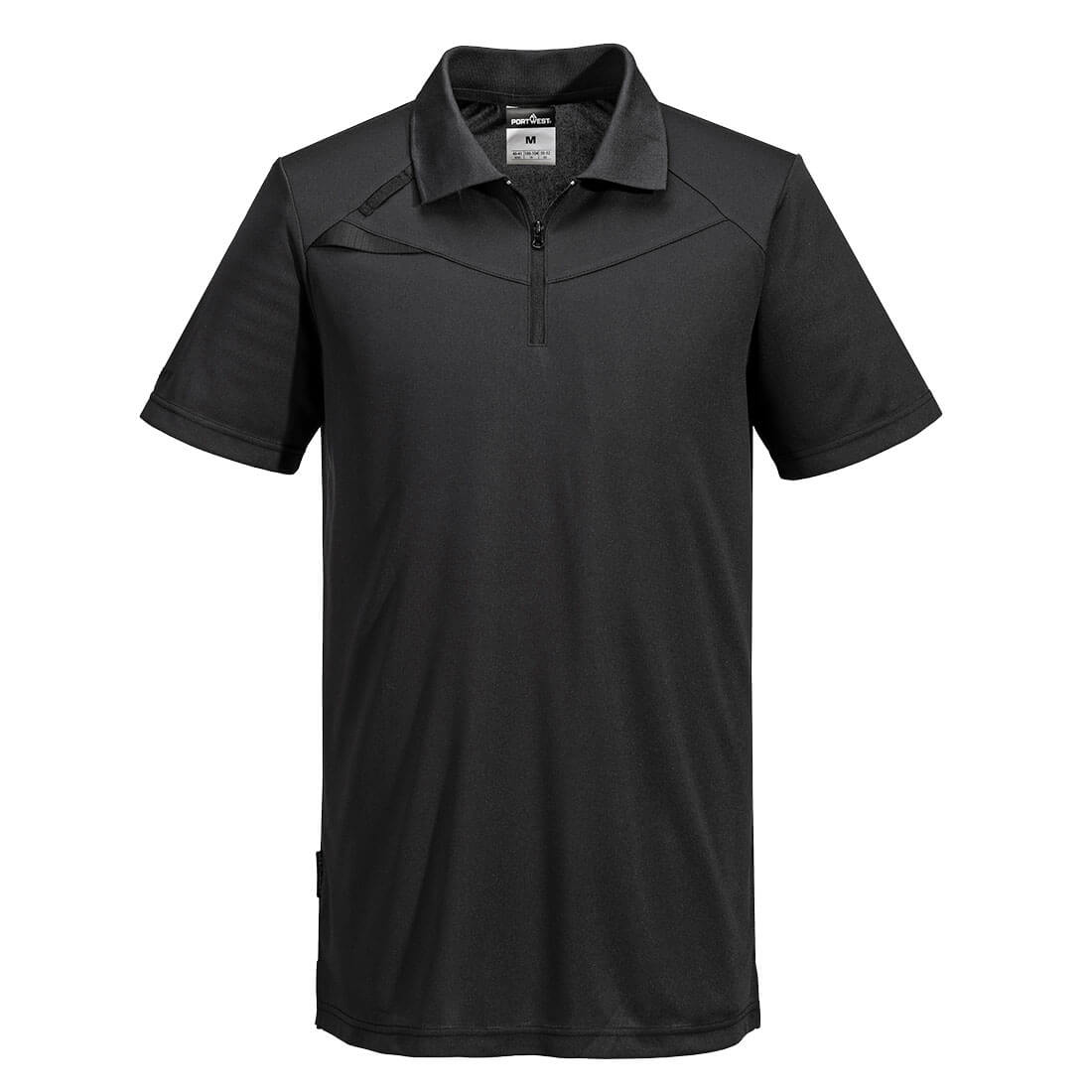 DX410 - DX4 Polo Shirt S/S in All Black
