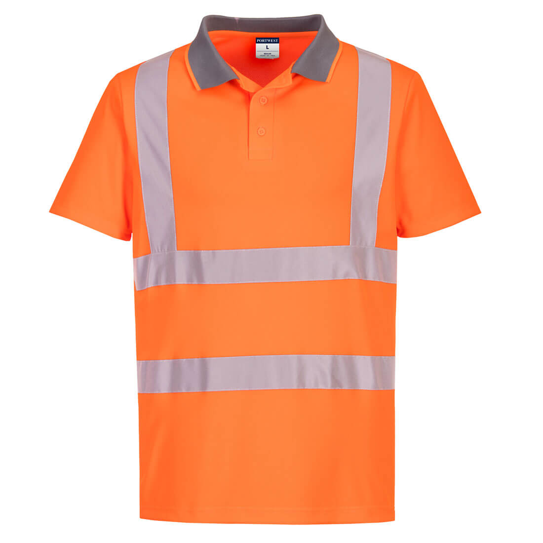 EC10 - Eco Hi-Vis Polo Shirt S/S (6 Pack) in Orange