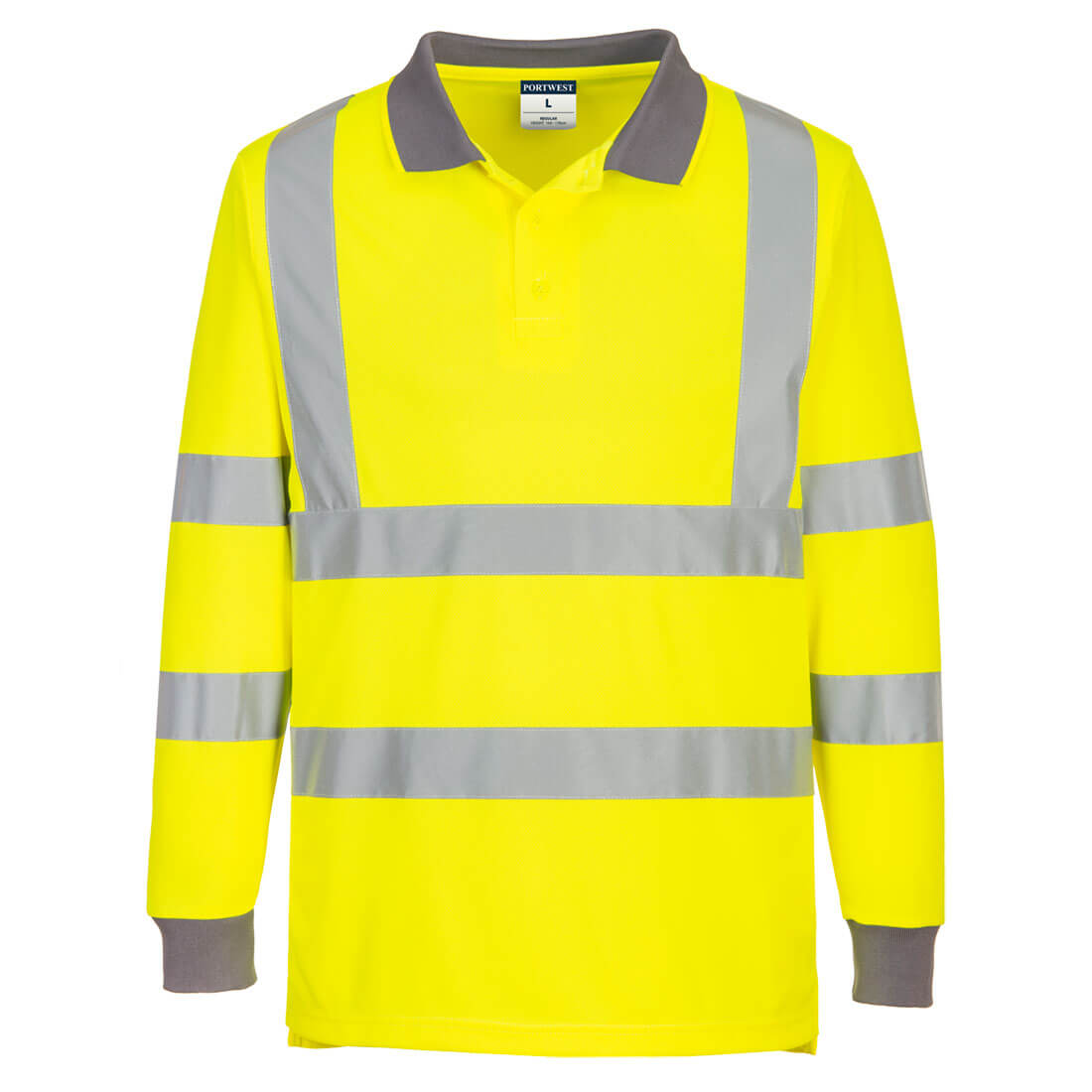 EC11 - Eco Hi-Vis Polo Shirt L/S (6 Pack)