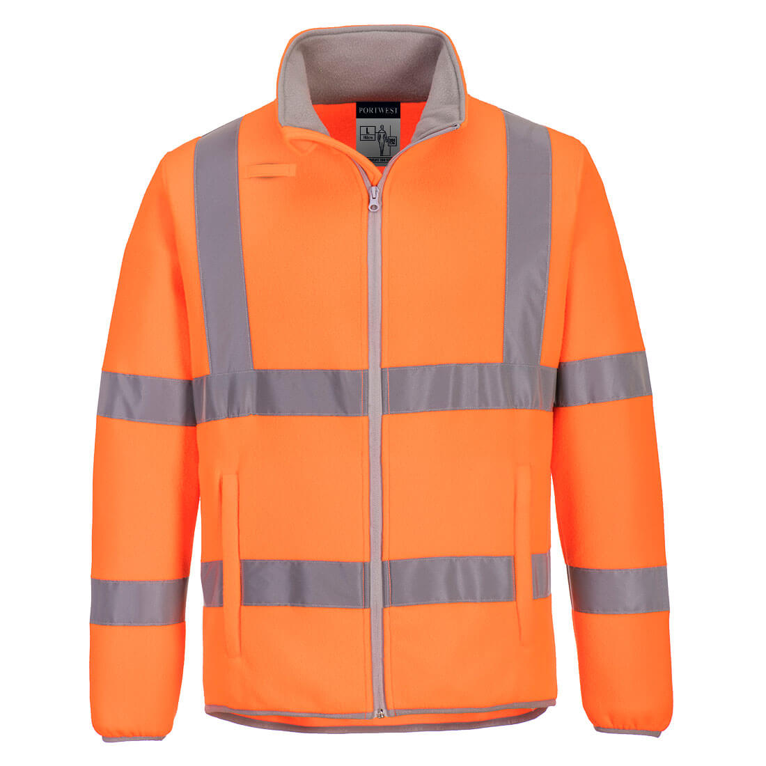 EC70 - Eco Hi-Vis Polar Fleece Jacket in Orange