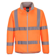 EC70 - Eco Hi-Vis Polar Fleece Jacket in Orange