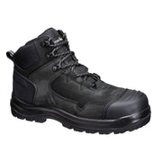 FD04 - Composite Nubuck Leather Mid Boot S3S HRO SR FO SC LG in Black